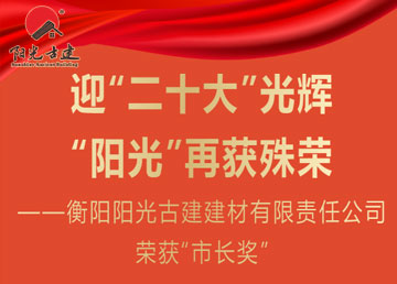 迎“二十大”光辉 “阳光”再获殊荣